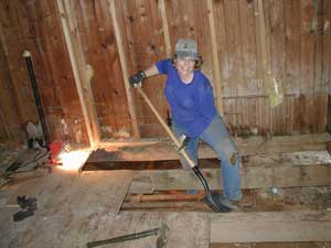 Rhonda got to help too